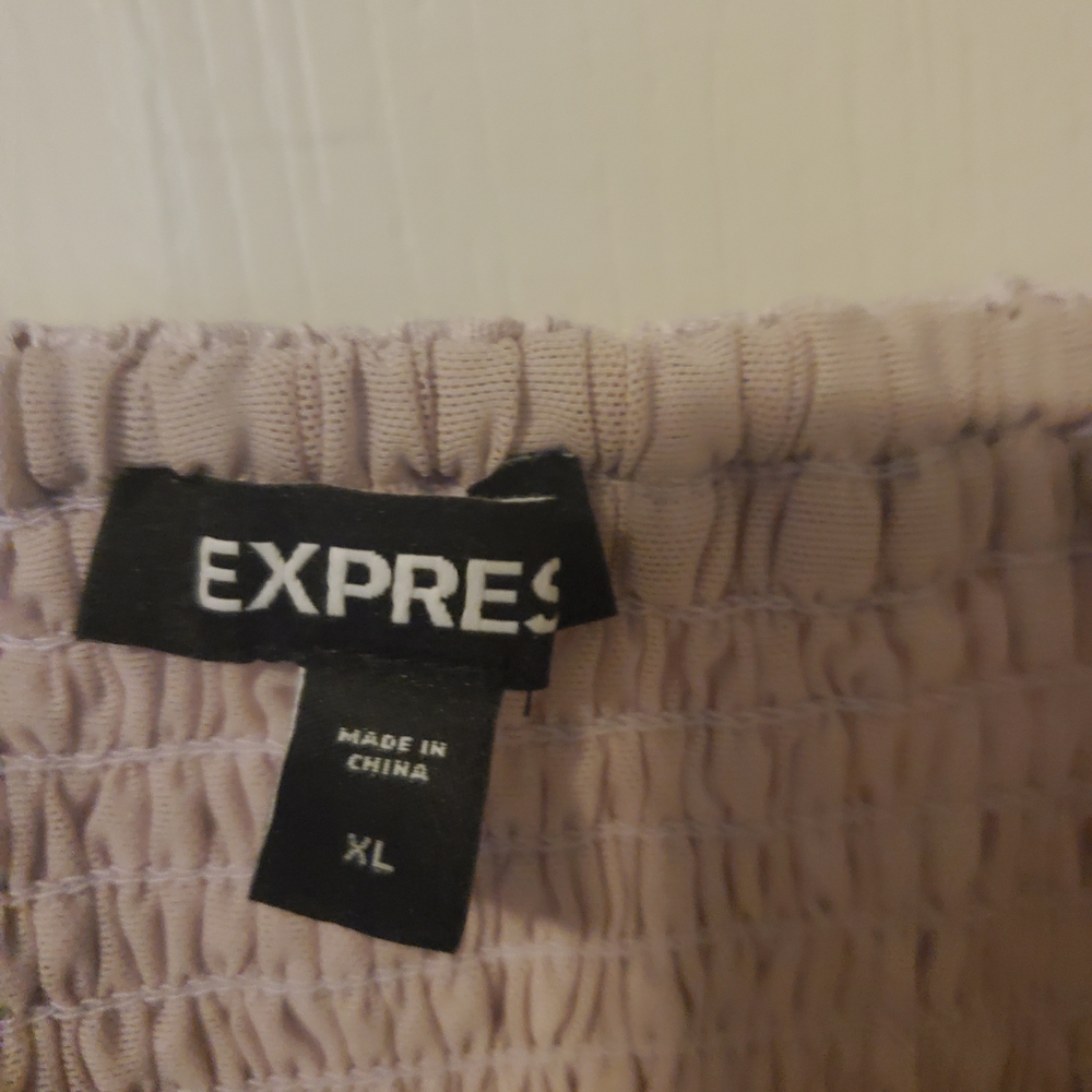 2/$10 Express Smocked Lace Bralette - Picture 2 of 3